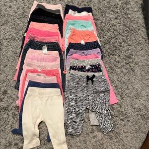 Baby girl 0-3 month pants
